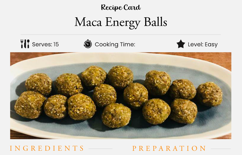Maca Energy Balls