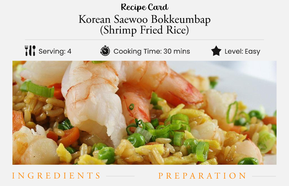 Korean Shrimp Fried Rice