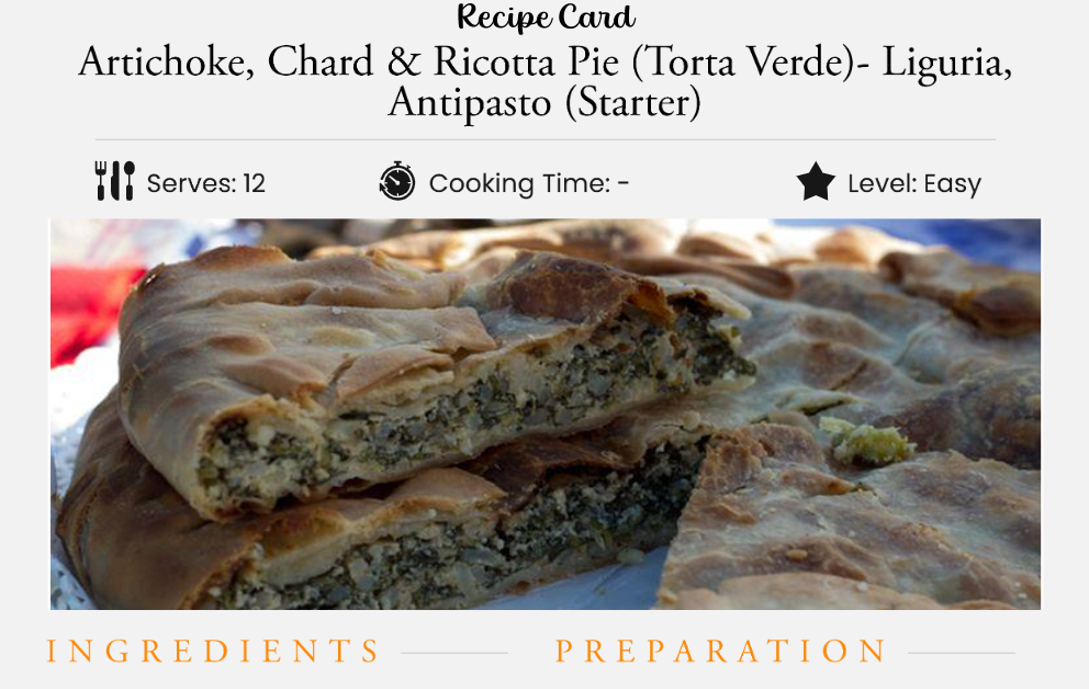 Artichoke, Chard & Ricotta Pie