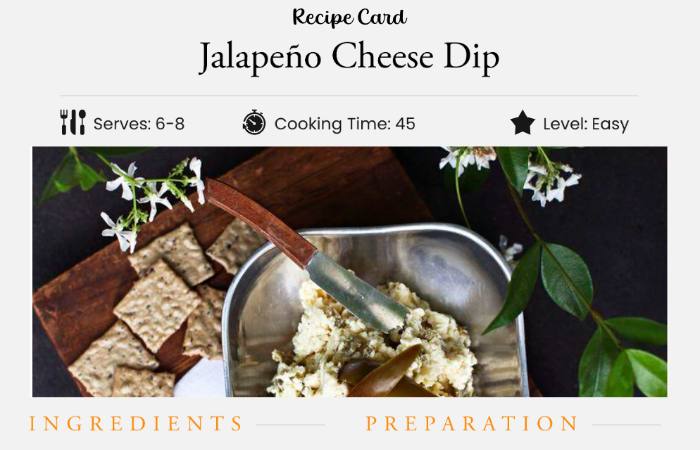 Jalapeno Cheese Dip