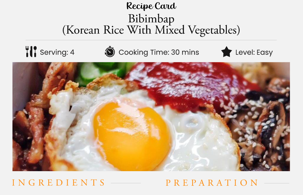 Korean Rice With Mixed Vegetables