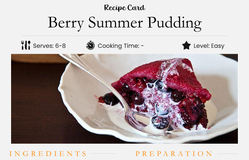 Berry Summer Pudding