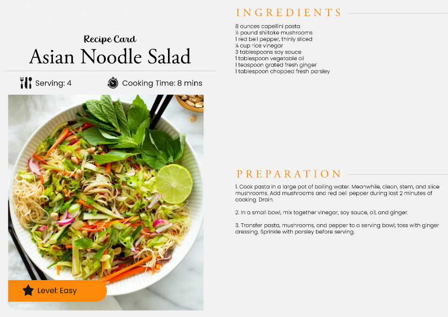 Recipe For Asian Noodle Salad