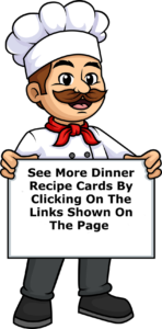 Dinner Recipe Cards